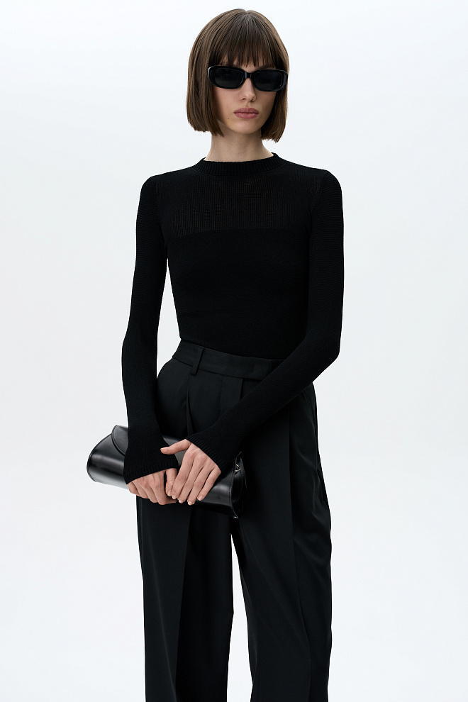 Лонгслив с сердцем на спине