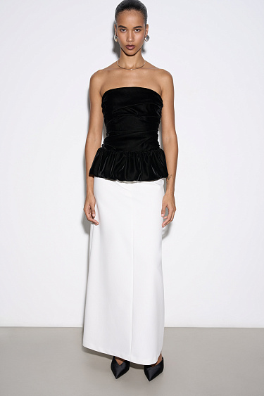 Юбка макси А-силуэта