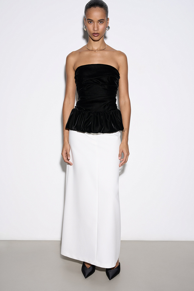 Юбка макси А-силуэта