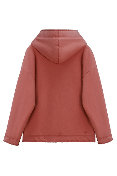 Худи из футера с капюшоном