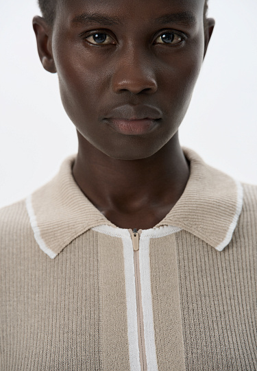 Трикотажное поло из 100% хлопка