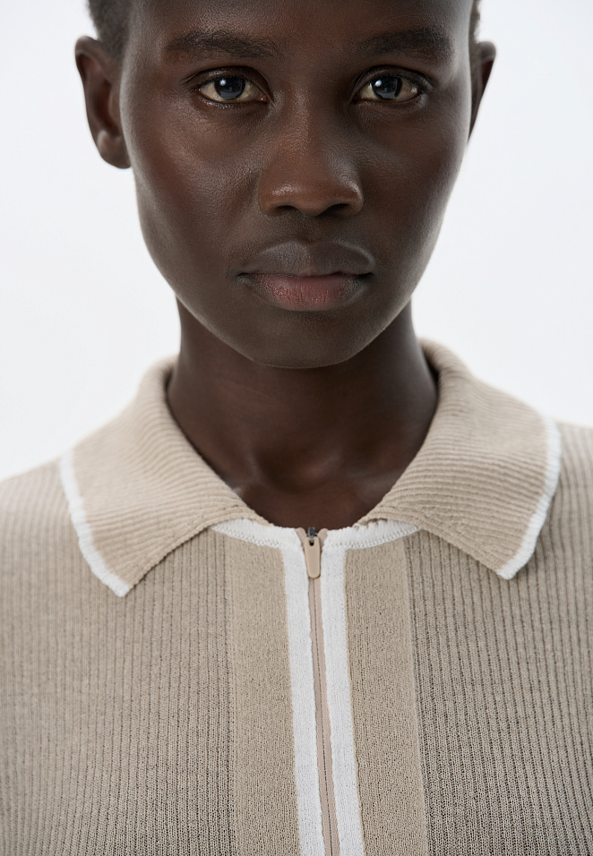 Трикотажное поло из 100% хлопка