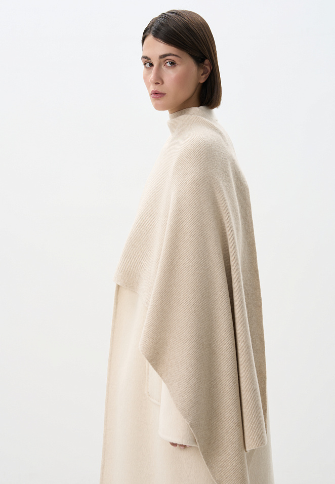 Длинный шарф из кашемира и шерсти