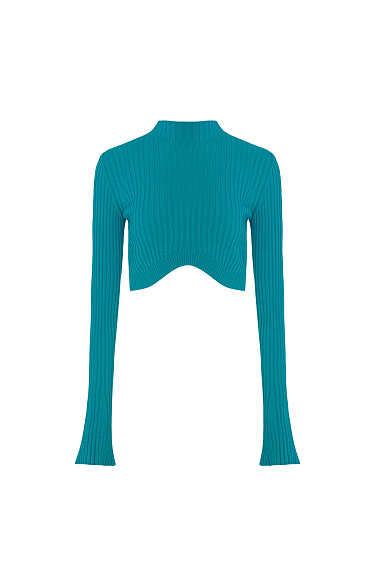 Трикотажный топ из вискозы