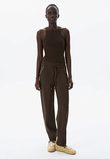 Брюки-джоггеры из вискозы