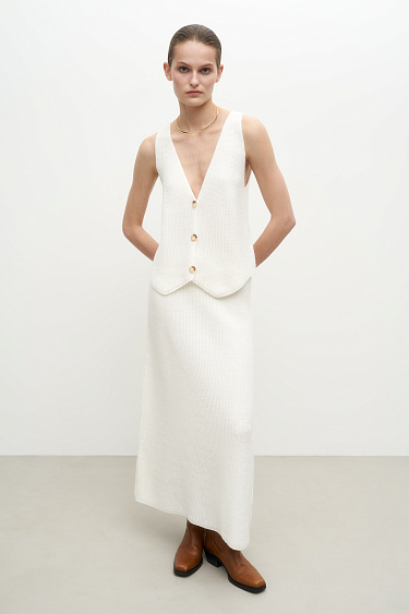 Трикотажный жилет из шерсти