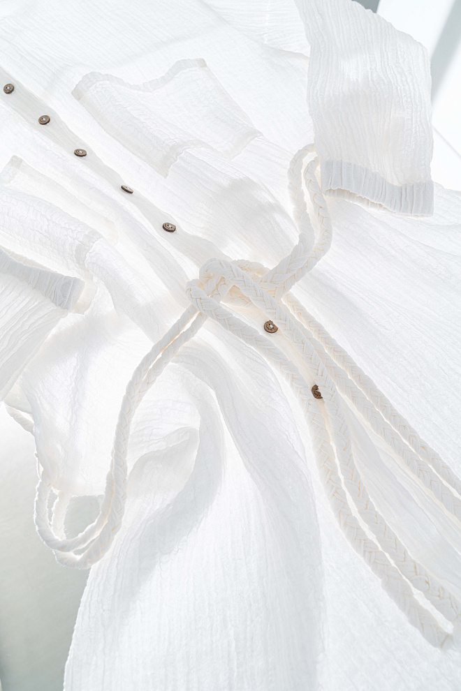 Платье-рубашка с поясом