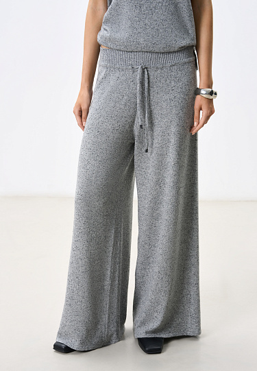 Брюки палаццо из шерсти