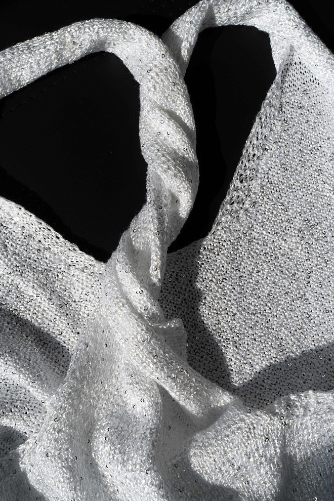 Сарафан из хлопка с пайетками