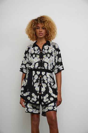 Шорты из 100% вискозы