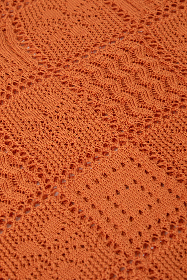 Трикотажная футболка поло в стиле пэчворк