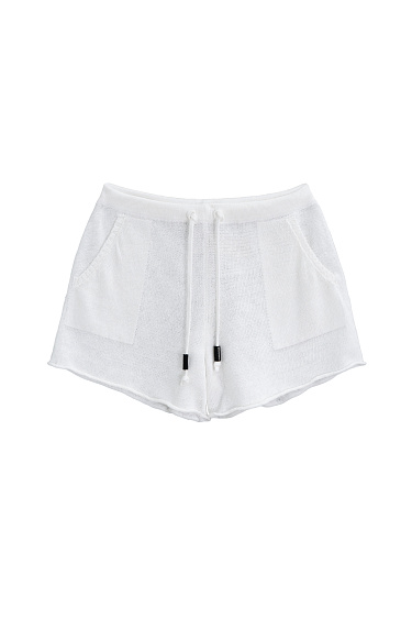 Короткие шорты из 100% льна