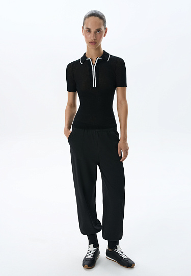 Трикотажное поло из 100% хлопка