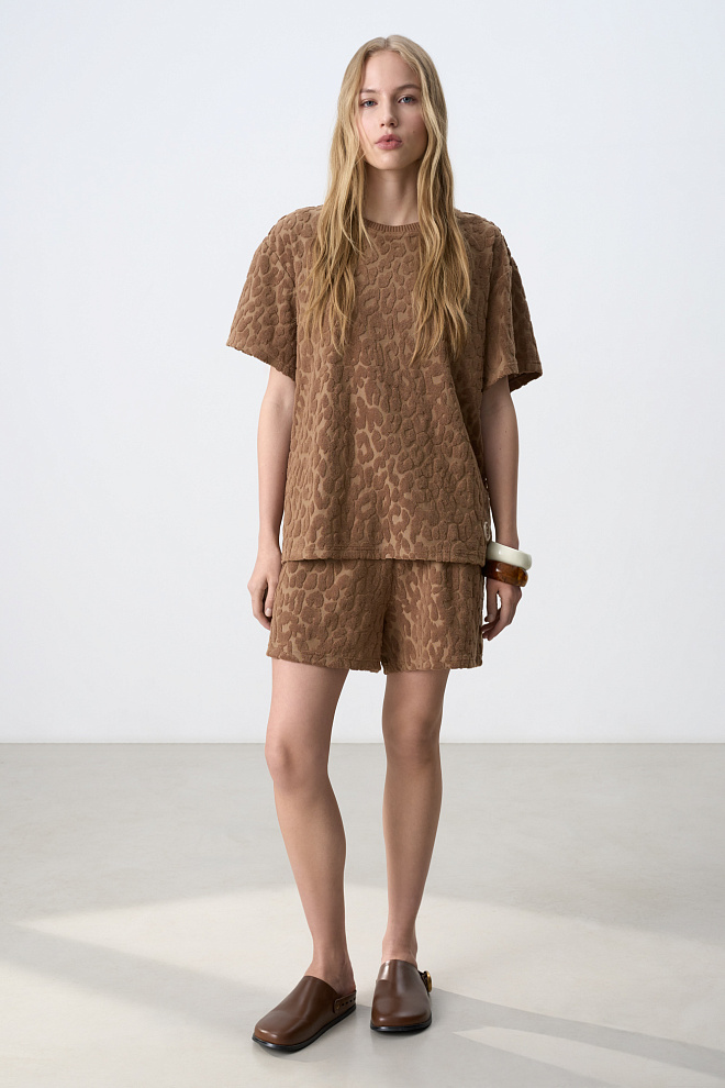 Футболка из махрового трикотажа