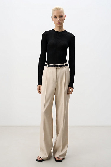 Классические брюки из шерсти