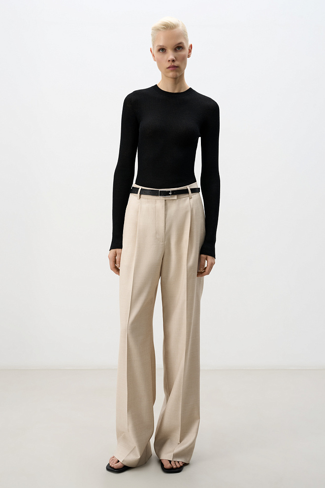 Классические брюки из шерсти