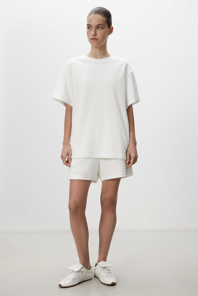 Футболка из махрового трикотажа