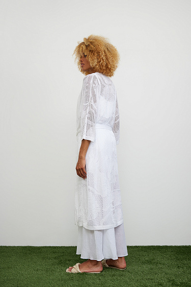 Ажурный кардиган из вискозы