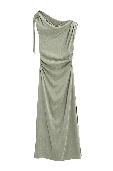 Платье из купры длины макси