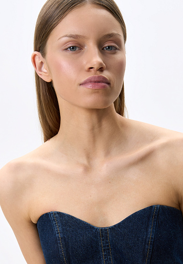 Джинсовый корсет 