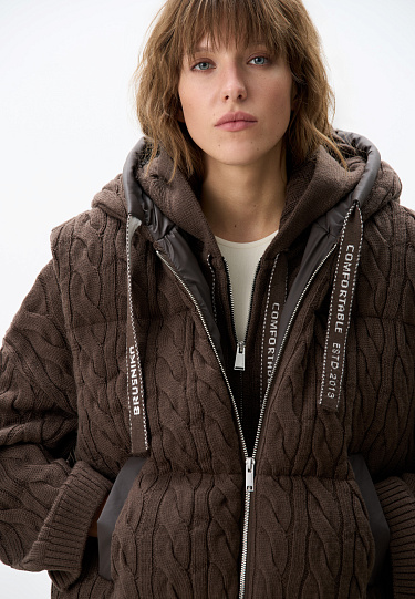 Стеганый жилет на пуху