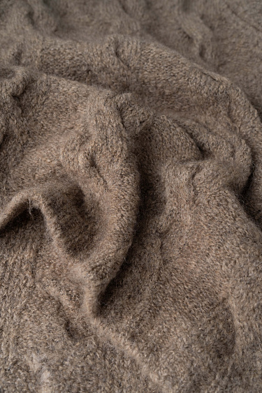 Трикотажная юбка с косами