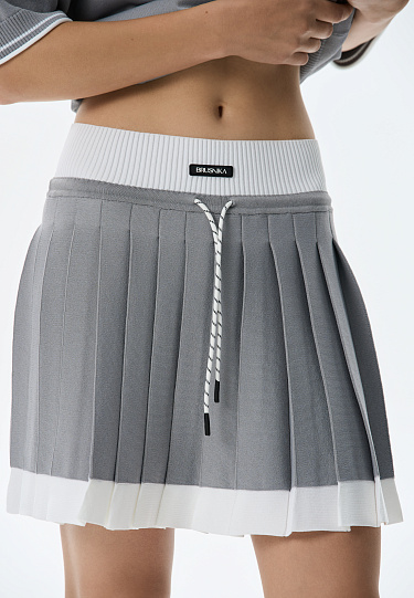 Теннисная юбка плиссе