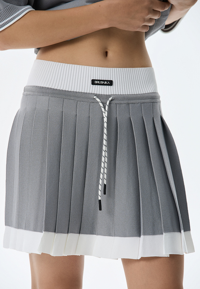 Теннисная юбка плиссе