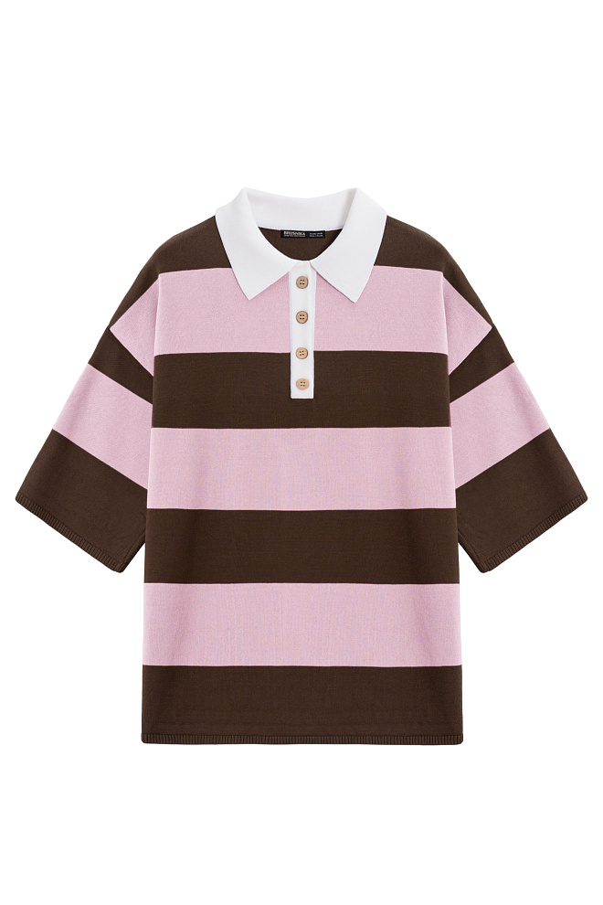 Футболка с воротником поло