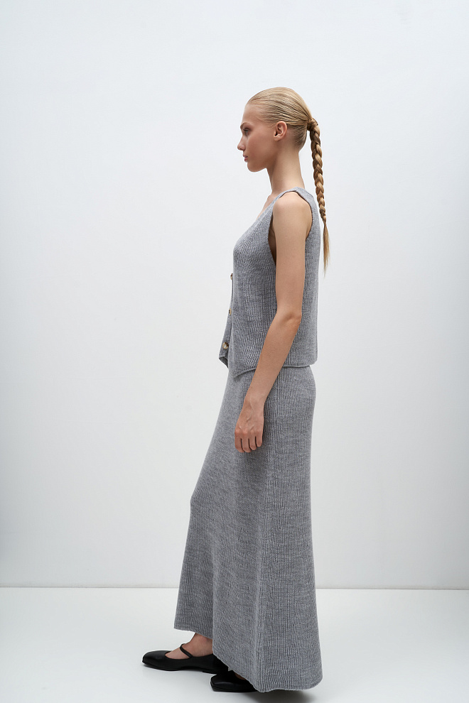 Трикотажный жилет из шерсти