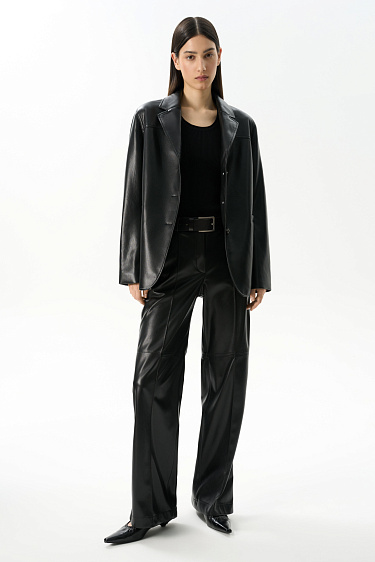 Жакет из экокожи