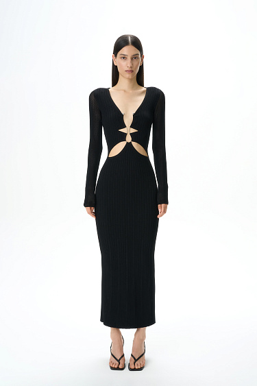 Платье с акцентным лифом