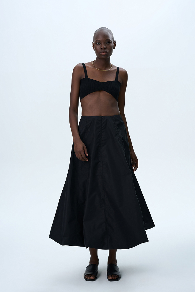 Юбка-баллон из хлопка