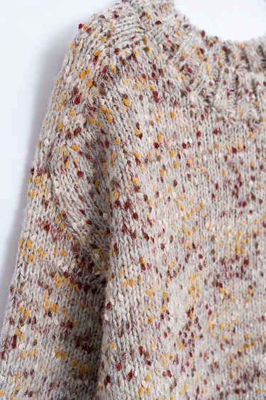 Буклированный джемпер из шерсти альпака