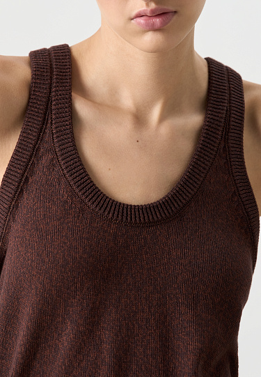 Трикотажный топ из хлопка 