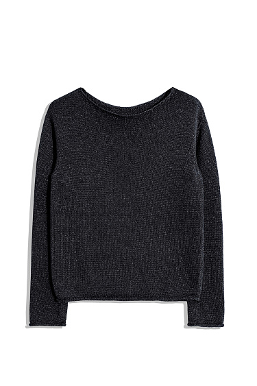 Лонгслив из вискозы с люрексом