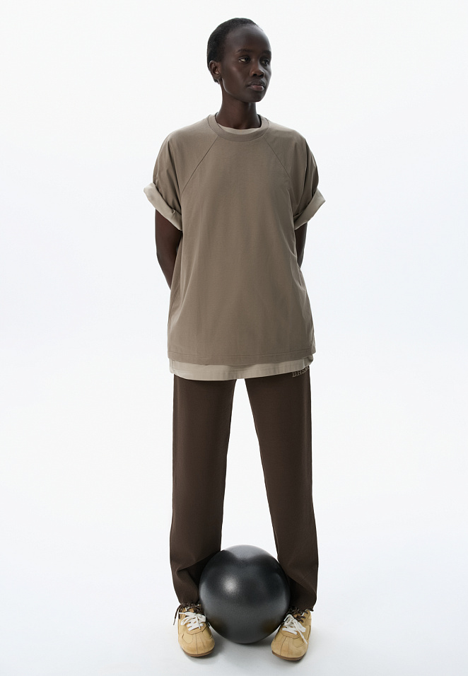 Футболка с рукавом реглан