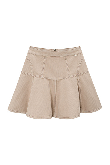 Вельветовая юбка мини