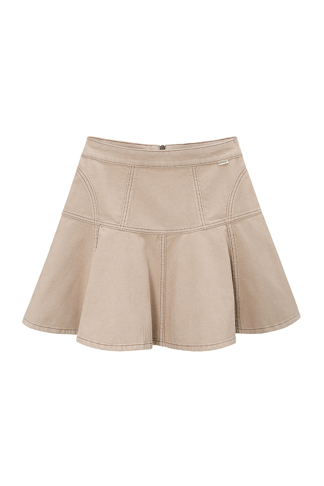 Вельветовая юбка мини