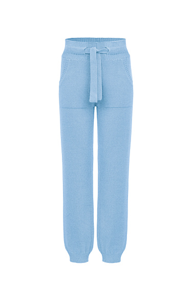 Трикотажные брюки-джоггеры из кашемира и шерсти