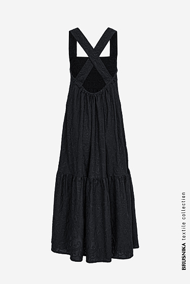 Сарафан из 100% хлопка с объемной вышивкой