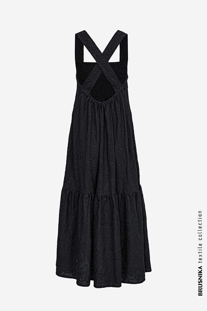 Сарафан из 100% хлопка с объемной вышивкой