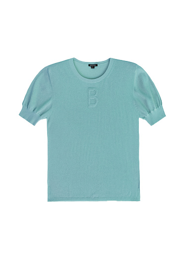 Цельновязаная футболка