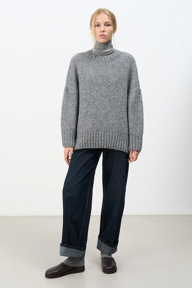 Джемпер из шерсти альпака