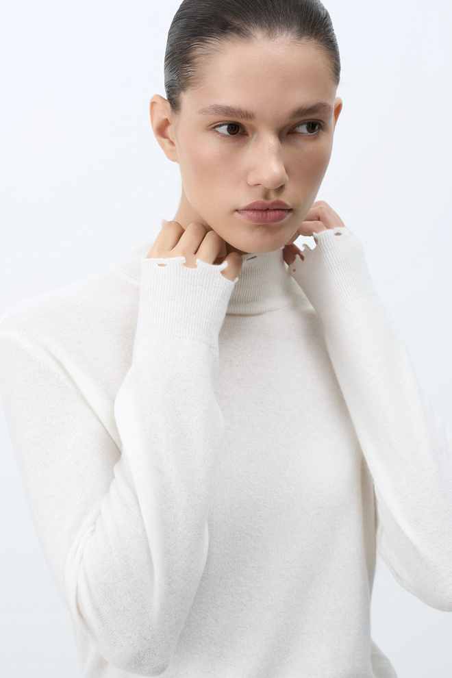 Водолазка из кашемира и шерсти
