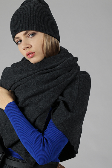 Палантин из кашемира и шерсти