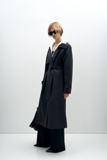Классический тренч с поясом