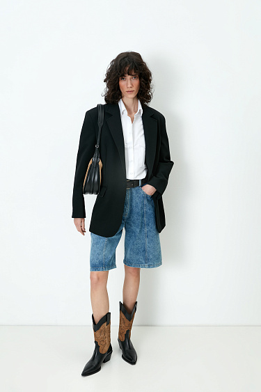 Джинсовые шорты из 100% хлопка