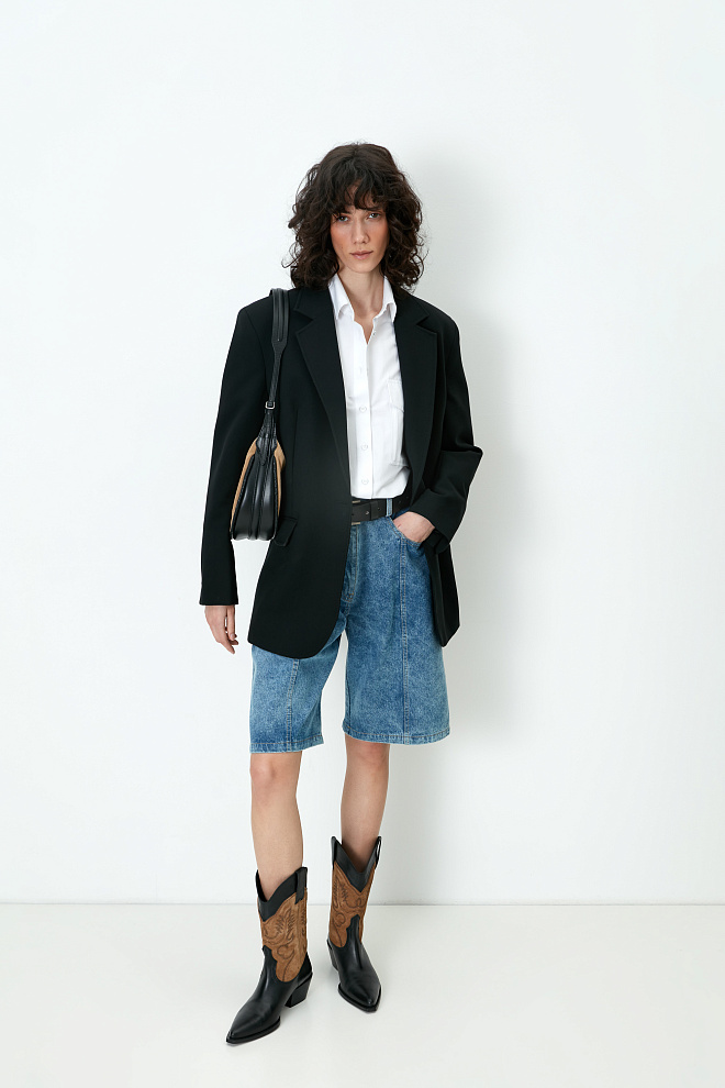 Джинсовые шорты из 100% хлопка