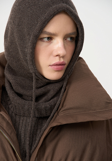 Капор из кашемира и шерсти